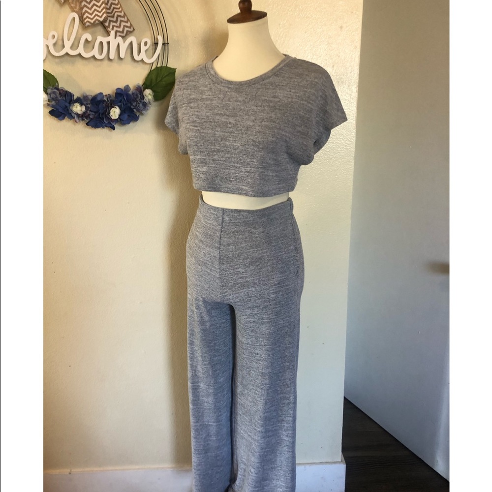 Fashion Nova Crop top & pants set